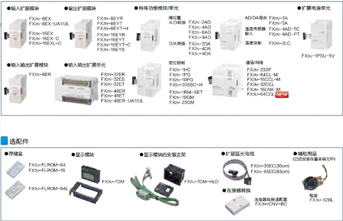 三菱PLC-FX3U擴展模塊